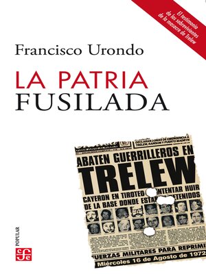 cover image of La patria fusilada